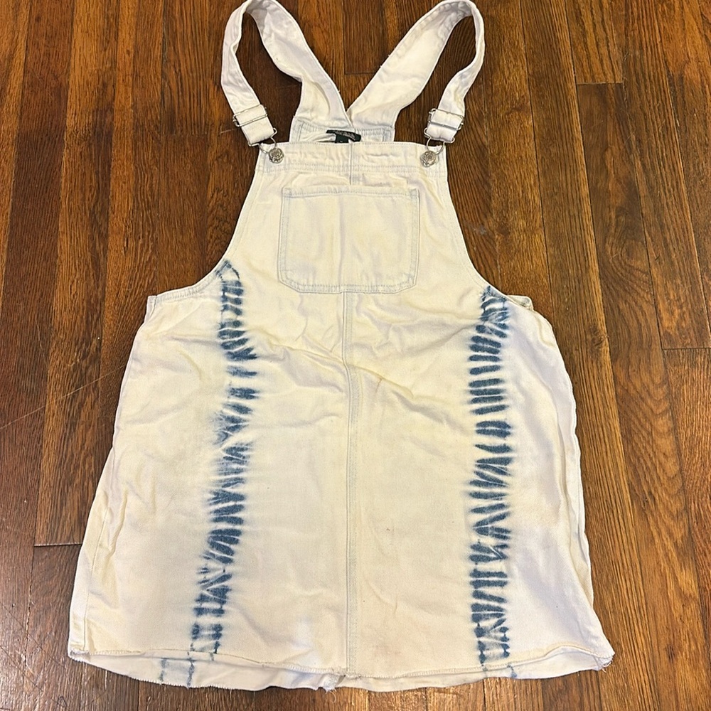 Adorable tie dye overall skirt